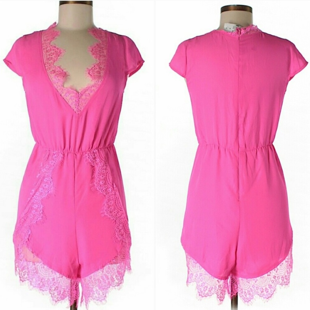 NWT Hot Pink Romper
